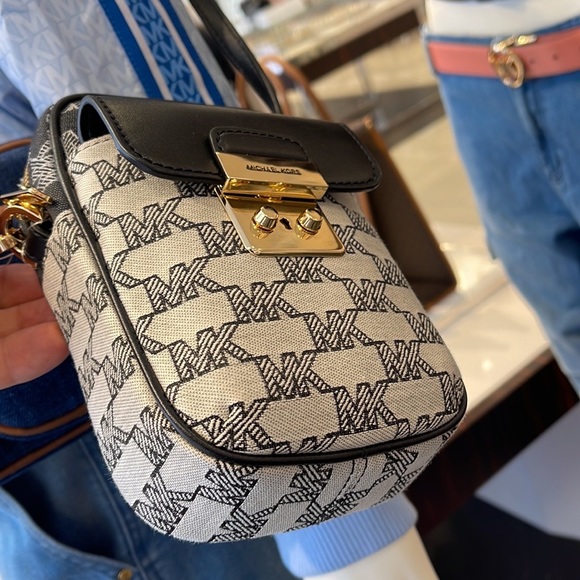 Michael Kors Sloan Editor Small Phone Logo Jacquard Crossbody
Black Multi - Picture 8 of 16